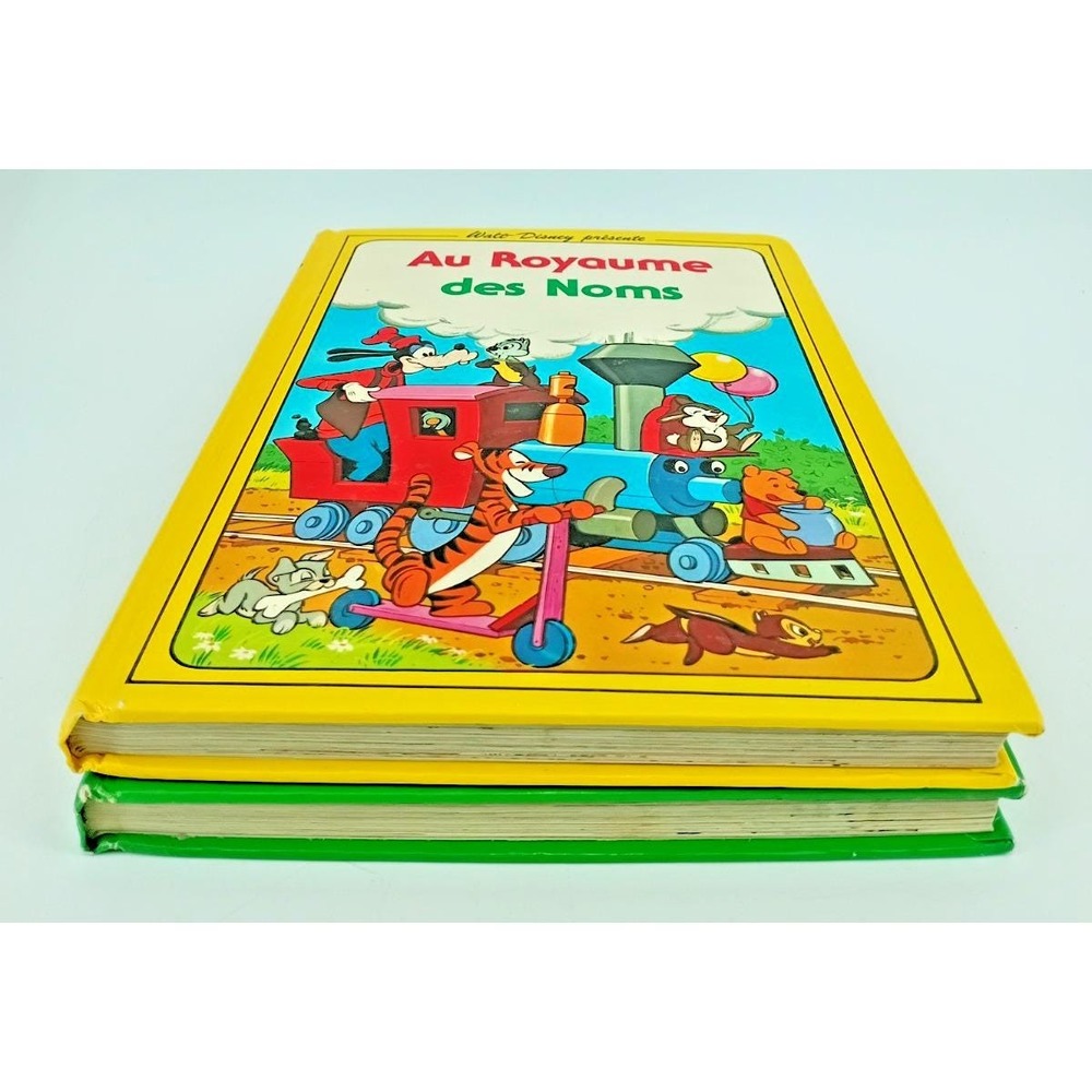 Walt Disney‎ Vintage - Au Royaume des Noms & Verbes – French Kids Book Lot RARE - Picture 3 of 11